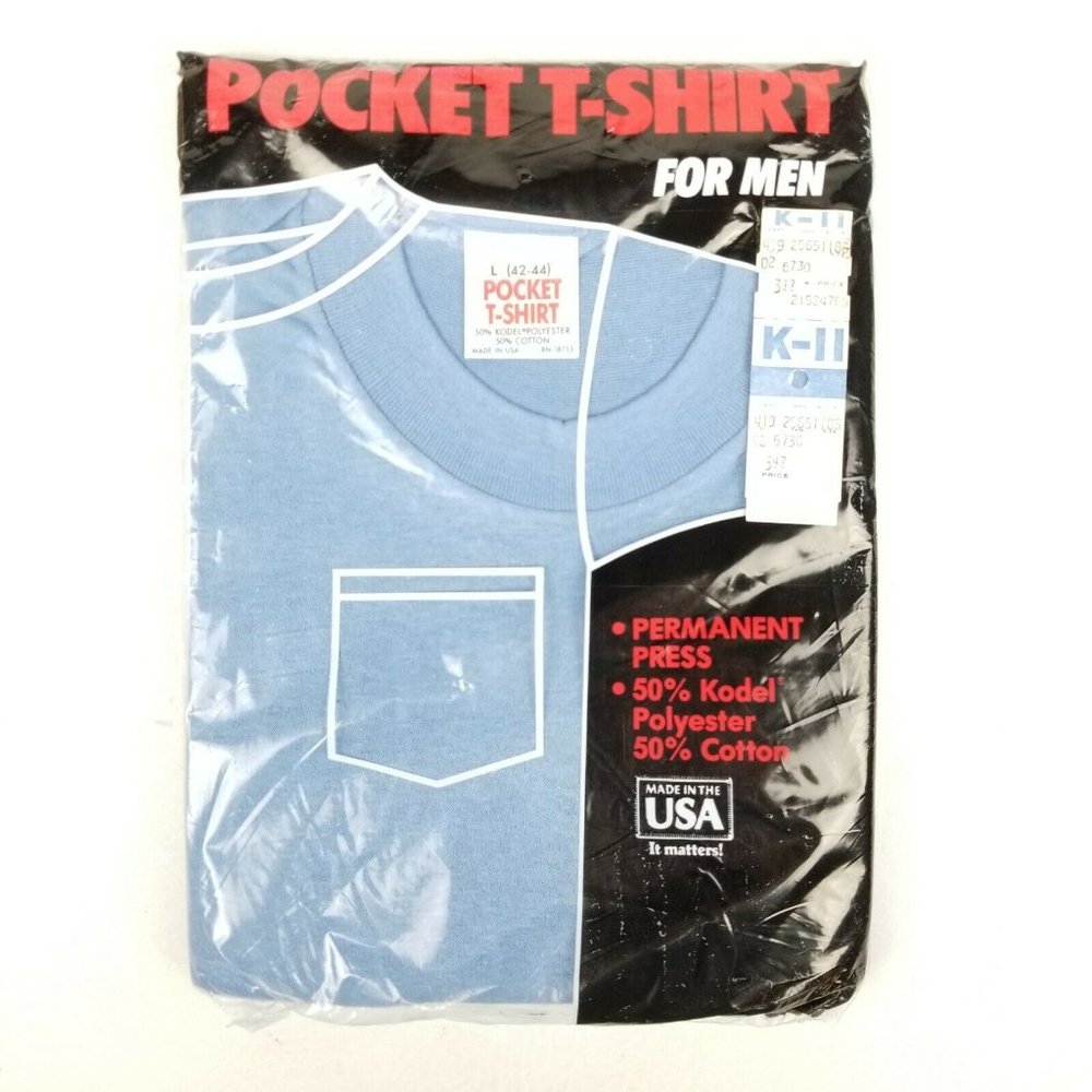 New In Package Vintage T Shirt Single Stitch Blank